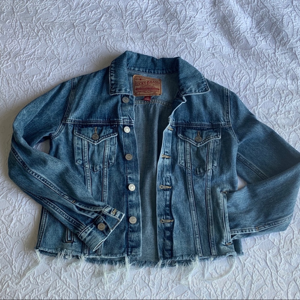 Lucky Brand Jean Jacket sz XS